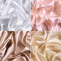 라이트앤 새틴 촬영용 배경천, 실크 - 사파이어블루