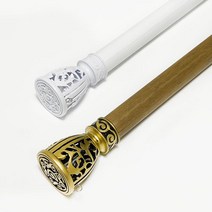 리프트업 장구모던 커튼봉 35mm, 화이트