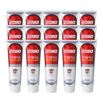 2080 진지발리스 오리지날 치약 120g, 15개