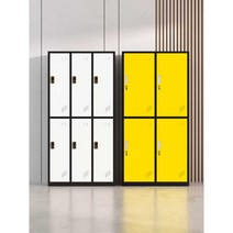 캐비넷 사물함 관물대 미니사물함 철제캐비넷 락커룸 철제, 6  (흰색 과 흰색 ) 1.3mm