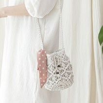 미쓰백 낸시 뜨개 가방 니트 복조리 크로스백 + 코디 사은품 증정