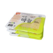 빠른출고 그린촌 냉동 다진마늘 400g 3팩, 3개