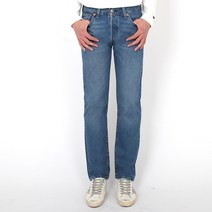 리바이스 남성 가을청바지 501 오리지널 스트레이트 레그 미디엄인디고 데님팬츠 005013335