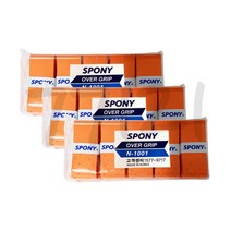 스포니 배드민턴 테니스 오버그립 30개, 오렌지
