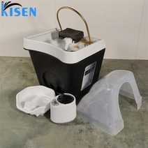 조절식 헤어 세척 싱크 대야 물 순환 기능 이동식 샴푸 볼 살롱 장비 가구, 한개옵션0