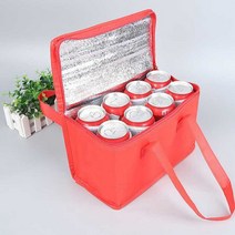 보온보냉백 여행 음료 박스 주류 쿨링백 캠핑 차박 아이스 가방, 쿠팡 블랙 소