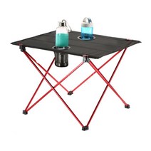 백패킹테이블 등산 비박 미니멀 캠핑 낚시 폴딩테이블, 블랙