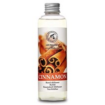 룸 향수 리필 병 계피 오일 200 ml 집중적이고 오래 지속되는 천연 룸 향수 0 알코올 룸 주방 홈 오피스 스파 피트니스 클럽 아로마테라피 디퓨저