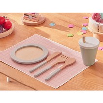 피에스타 원목 소꿉놀이 플레이트 세트