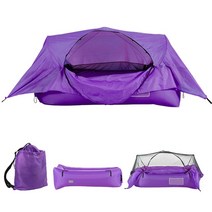 에어텐트 야외 캠핑 텐트 with airbed beach tent with air 소파, 보라색