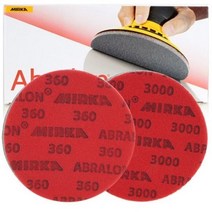 MIRKA 아브라론 볼링공 샌딩 스폰지 연마지, 아브라론 샌딩패드/360