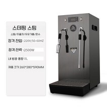 카페 스팀머신 업소용 전동 우유스팀기 우유거품기, E. 8L 스팀+온수+디럭스