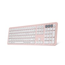 한성컴퓨터 BK500 듀얼 무선 멀티페어링 키보드 (핑크)