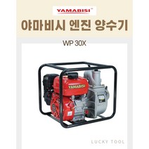 엔진양수기 야마비시 3인치 6.5마력 농업용 물펌프 고압양수기 엔진펌프 WP 30X, 개