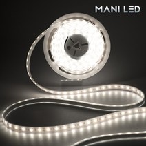 마니LED 사각튜브 5050 LED바 방수 흰띠 12V 5m롤 간판조명 인테리어 간접조명, 1개, 03번_정화이트 4000K