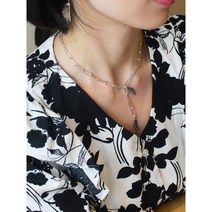 실버 925 치카 은목걸이