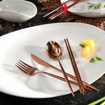 벨로아이녹스 실용적인 티타늄브론즈 테이블셋팅 4종 세트, 단일속성