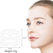 목세로주름 세로목주름 일일일팩 눈밑주름패치 목주름팩 실리콘팩 재사용 가능한 실리콘 주름 방지 패치얼굴 이마 목 눈 제거주름 스티커 패드얼굴 리프팅 테이프스킨 케어, 02 5pcs