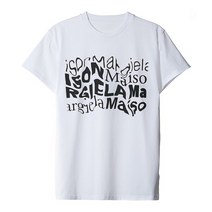 메종 마르지엘라 페드로 디스토션 로고 티셔츠 S51GC0505 S22816 100