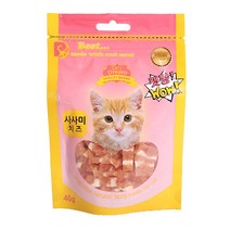캣몽 *5개묶음* 치즈 사사미 40g[고양이고품질영양간식], 1개