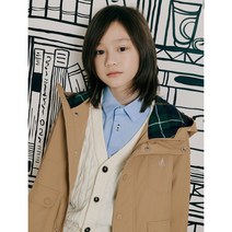 빈폴키즈 클래식 후드 등교 점퍼 베이지