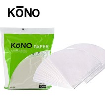 고노 커피여과지 1~2인용(화이트)100매 고노필터