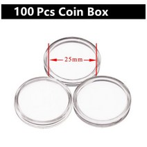 100Pcs NFC Ntag215 동전 태그 13 56MHz NTAG 215 Tagmo 카드 라벨 RFID 초경량 직경 25mm 라운드 박스, 100Pcs Coin Box