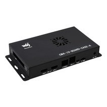 raspberry pi 컴퓨팅 모듈 4 io 보드용으로 설계된 waveshare 금속 상자a 냉각 팬 포함