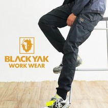 블랙야크 여름 카고 조거 팬츠 등산바지 남성바지 스판 밴딩 신축 작업복 바지 +V존양말