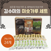 명절선물세트 [김수미 미숫가루] 명절선물세트/추석선물세트/추석명절선물세트/추석설날선물세트/선물세트, 김수미의 검은콩 미숫가루(24P)