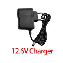 휴대용 충전식 리튬 이온 배터리 LED 램프 조명 백업 전원 등 충전기 3S2P 12V 50000mah, 06 12.6V Charger X1
