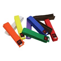 태권도띠/도복띠/무도칼라벨트/검은띠/품띠/합기도띠, 노랑