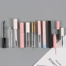 마스카라 공병 아이브로우 속눈썹 영양제 만들기 화장품 용기, 2.슬림형 4ml, 블랙