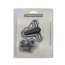 [해외] yamaha xmax nmax tmax aerox nvx mt-07 mt-09 mt-03 yzf r3 r15 r25 용 전면 후면 브레이크 펌프 브레이크 디스크 보호, 어두운 회색