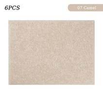 방음보드 흡음 차음 패드 TOUO-폴리에스터 방음 벽 패널 스튜디오 음향 흡수 6 개 어쿠스틱 트리트먼트, [01] Rectangle, [03] 07 Camel, [02] 0.9cm High Density