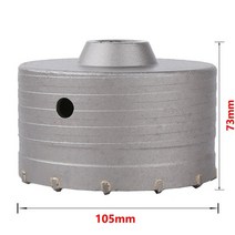 샌드위치 판넬 천공 드릴 비트 플러스 벽 구멍 톱 콘크리트 구멍 톱 시멘트 돌 벽돌 벽, 105mm