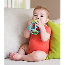 출산선물 위생적 실리콘 딸랑이 치발기 부드러운 아기돌선물 손주선물