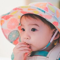 퍼니 라임 썬햇 - 유아동모자