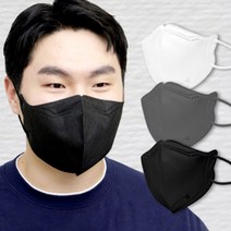 247 라이트핏 새부리형 마스크 개별포장 빅사이즈 특대형 블랙 50매
