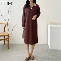 드넬 드넬 노버튼카라원피스DWO23022A