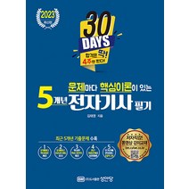 2023 문제마다 핵심이론이 있는 5개년 전자기사 필기 - 저자 직강 동영상 강의교재, 성안당