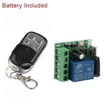 리모컨 찾기 QIACHIP-433Mhz 범용 무선 제어 스위치 DC 12V 1CH 릴레이 수신기 모듈 RF 송신기 433, 01 1 RC and 1 Receiver