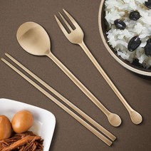 어린이둥근꼬리숟가락 젓가락 수저 유기포크 각인 놋, 쿠팡 본상품선택, 쿠팡 둥근꼬리숟가락, 쿠팡 본상품선택