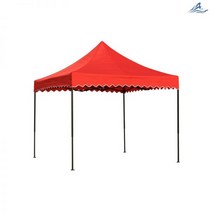 몽골텐트 세모천막 몽고텐트 대형 천막 방수102517, 2x2 파란색/빨간색 두꺼운 단일