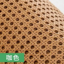 자연 육각 라탄 케인망 원단 천연 가구 장식 등나무 롤, 다크브라운 65cm  길이 1m