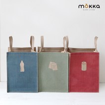 CY 쥬트 컬러 분리수거함/재활용 분리수거 가방, 단품