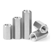 M6 PCB 지지대 너트 육각 Standoff 스페이서 롱로드 서스 304 스테인레스 스틸, M6 (5pcs), 10mm