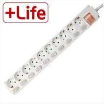 포인트탭 스위치 개별 접지 절전형 멀티탭 10구, 1개, 1.5m