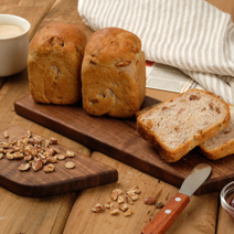 우디베이크샵 유기농 호밀가루로 만든 호밀호두 미니식빵 2개입 뜯어먹는 식사대용빵, 2개, 100g