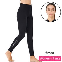 웻슈트 서핑 잠수복 스킨스쿠버 슈트남성 잠수복 탑 자켓 2mm 또는 3mm 1.5mm 네오프렌 긴팔 셔츠 바지 민, 08 2mm Women Pants_02 S
